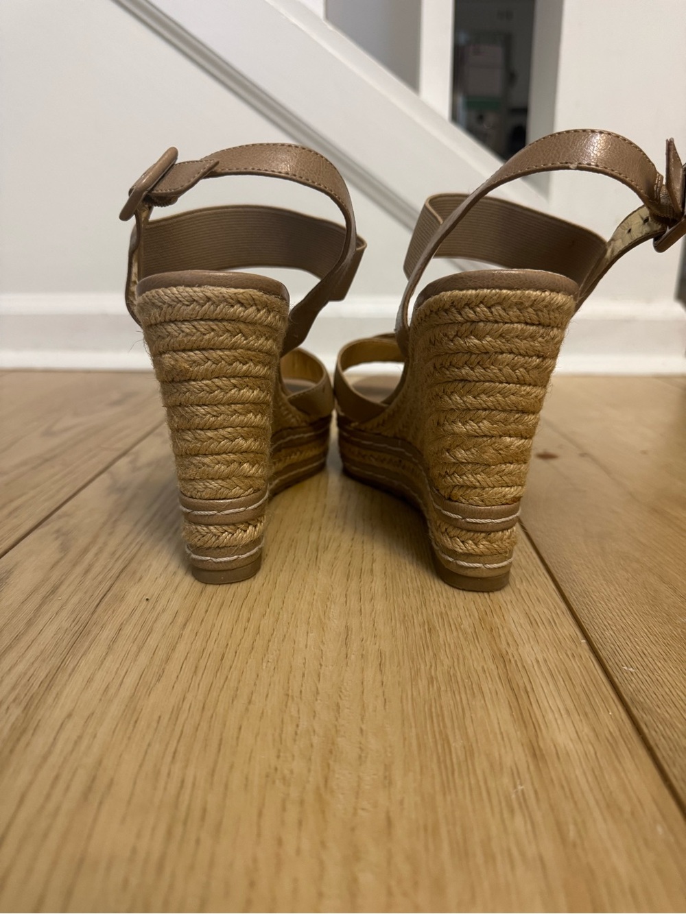 Charles By Charles David Tan Espadrille Platform Wedge Sandals - Picture 3 of 5